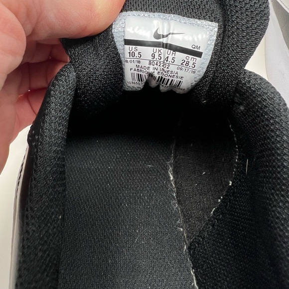 Nike Court Legacy SLP Black + White Leather Sneakers Mens Size 10.5 W/Shoebox - Picture 13 of 14